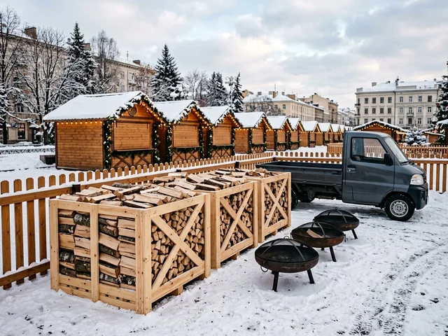 Дрова для ярмарок и городских праздников в Королёве